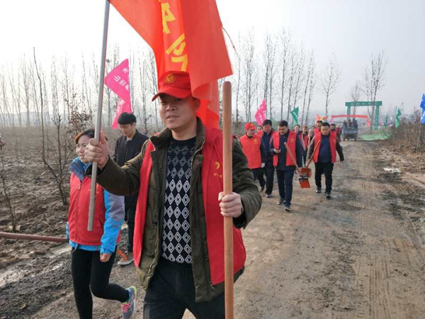 駐馬店經濟開發區義務植樹掀起“創森”熱潮