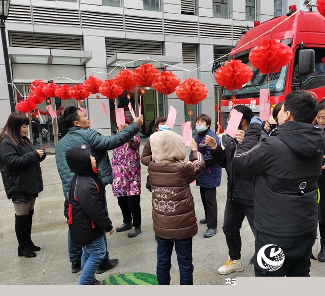 市城鄉一體化示范區消防救援大隊舉辦元宵節猜燈謎活動