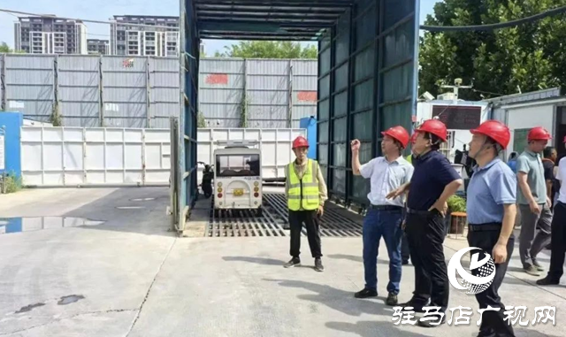 駐馬店市生態環境局汝南分局開展揚塵污染治理專項檢查