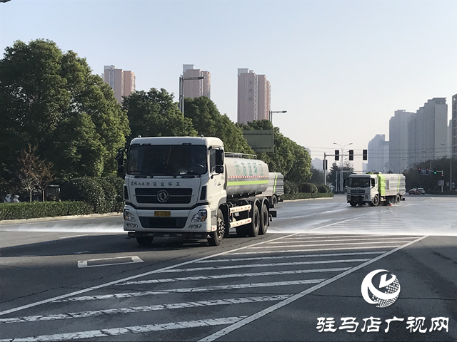 駐馬店市城鄉一體化示范區強化秋冬季環衛保潔工作