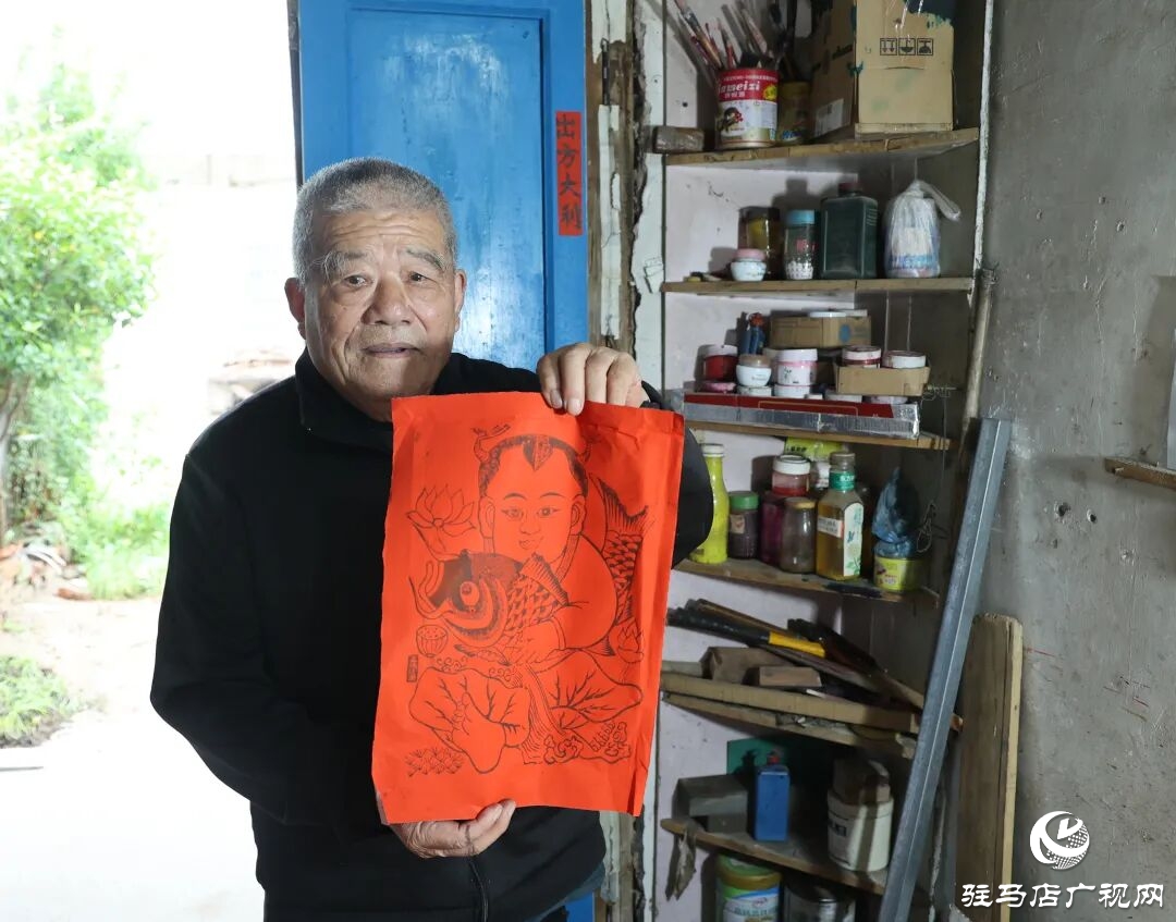 正陽縣92歲省級非遺傳承人李傳清 以刀為筆刻繪“德勝祥”年畫新韻