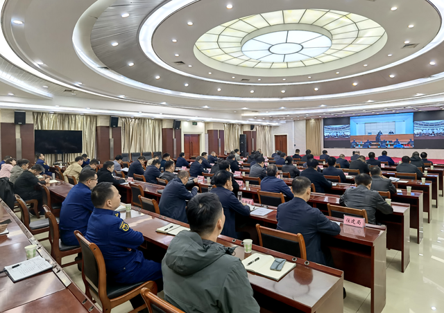駐馬店市收聽收看全省森林防滅火暨冬春火災(zāi)防控工作動(dòng)員部署電視電話會(huì)議